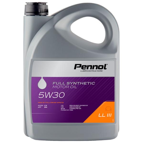 Моторное масло Pennol 5W30 LL III 5W-30 4 л синтетическое photo 1 Моторное масло Pennol 5W30 LL III 5W-30 4 л синтетическое photo 1