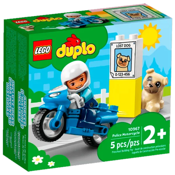 Constructor LEGO Police Motorcycle Motocicletă/ Multicolor photo 1