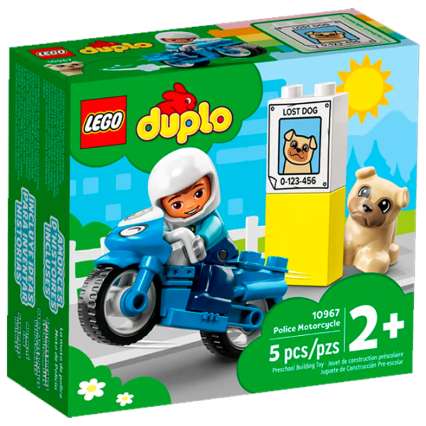 Constructor LEGO Police Motorcycle Motocicletă/ Multicolor photo 1
