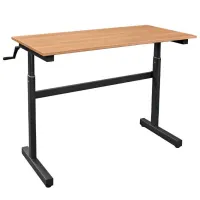 Офисный стол DecoPrim Asmin МДФ/ Коричневый