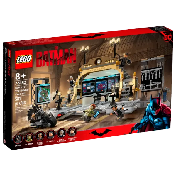 Constructor LEGO Batcave: The Riddler Face-off Scenă din film/ Multicolor photo 1