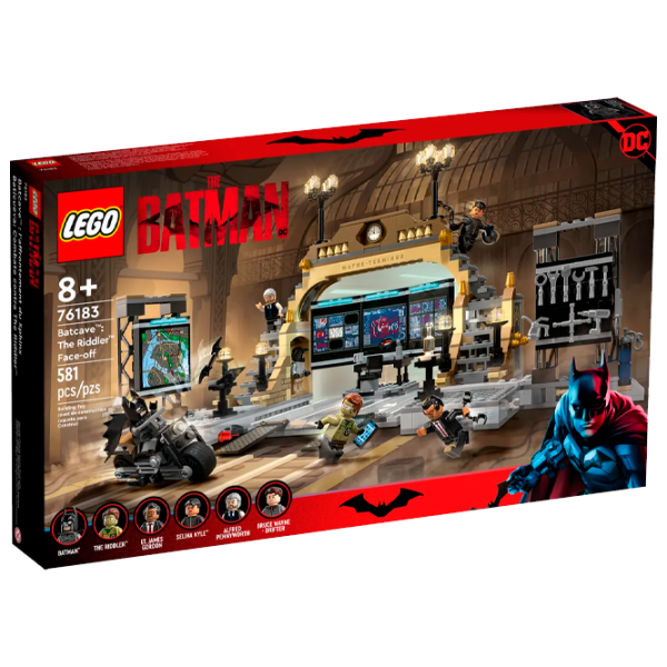 Constructor LEGO Batcave: The Riddler Face-off Scenă din film/ Multicolor photo 1