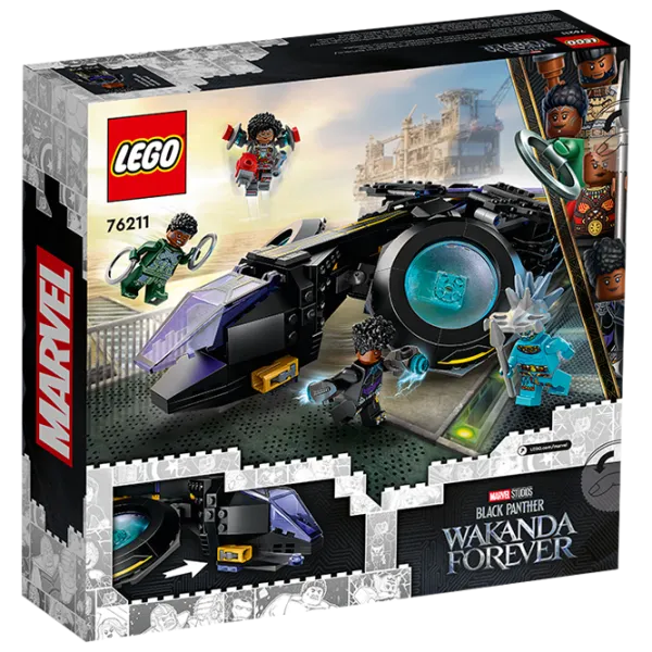 Constructor LEGO Shuri's Sunbird Personaj de film/ Multicolor photo 1