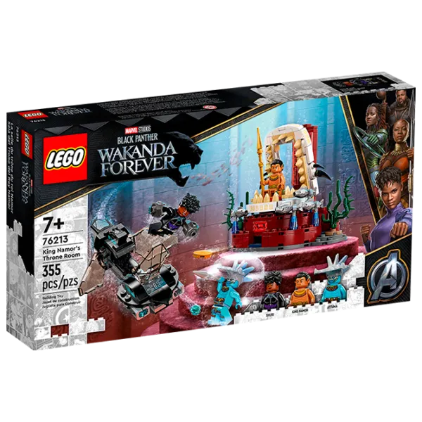 Constructor LEGO King Namor’s Throne Room Personaj de film/ Multicolor photo 1