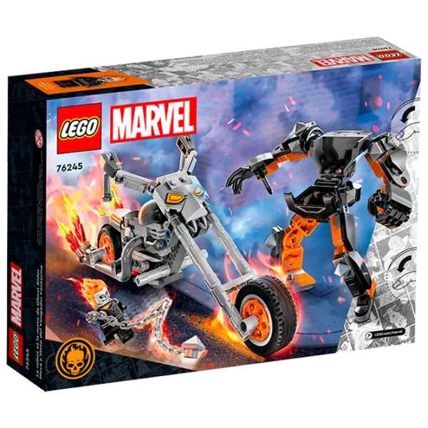 Constructor LEGO Ghost Rider Mech & Bike Personaj de desene animate/ Multicolor photo 1