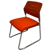 Офисный стул ART ASB-303C Ткань, акриловая сетка/ Оранжевый
