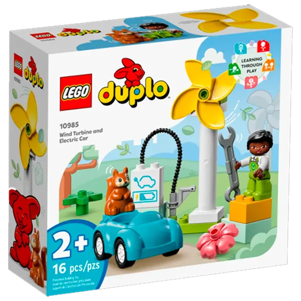 Constructor LEGO Turbină eoliană și mașină electrică Mașină/ Multicolor photo 1