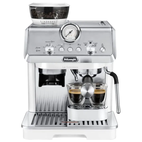 Кофеварка DeLonghi EC9155.W Рожковая/ 1.5 л/ Белый photo 1
