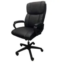 Fotoliu de birou ART Miami HB Piele artificială/ Black