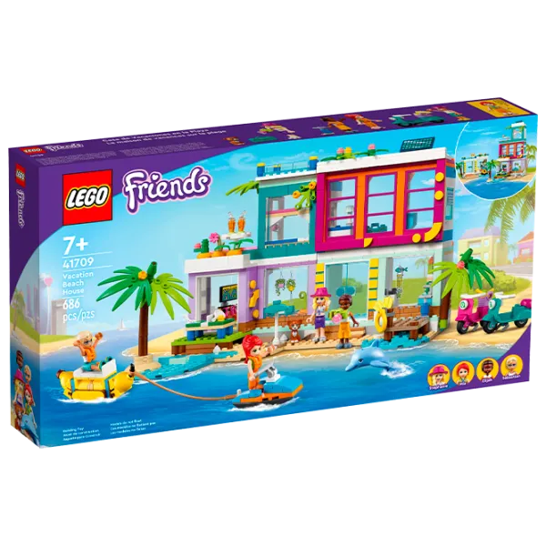Constructor LEGO Vacation Beach House Vilă/ Multicolor photo 1