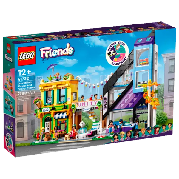 Constructor LEGO Downtown Flower and Design Stores Figuri/ Multicolor photo 1