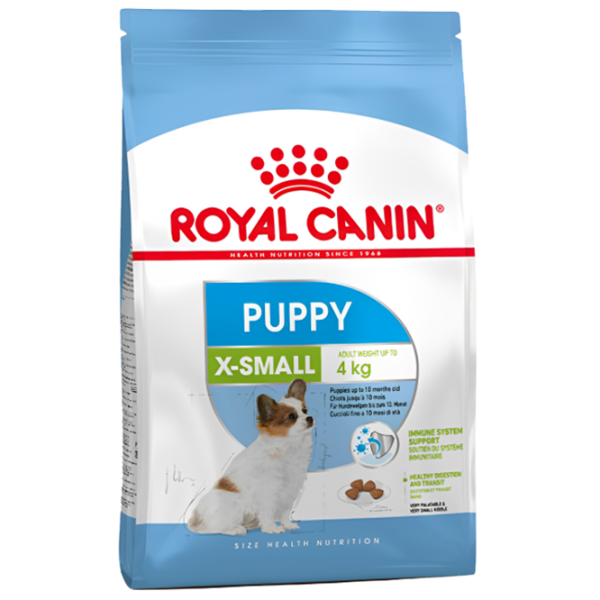 Hrană pentru câini uscată Royal Canin X-Small Puppy 27811-001 1.5 kg/ Pasăre photo 1