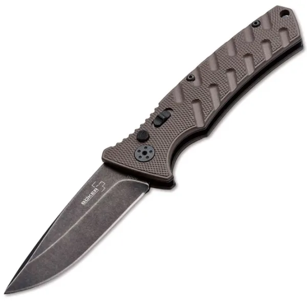Нож Boker Plus Strike Droppoint Coyote 01BO424 тактический/ AUS-8A photo 1