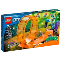 Constructor LEGO Smashing Chimpanzee Stunt Loop Motocicletă/ Multicolor