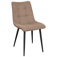 Scaun de bucătărie DecoPrim Capella New Stofă/ Light Brown