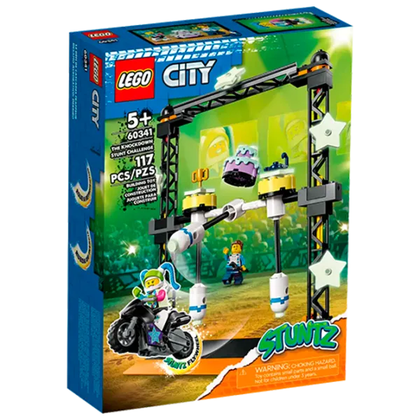 Конструктор LEGO The Knockdown Stunt Challenge мотоцикл/ Разноцветный photo 1