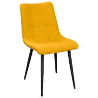 Scaun de bucătărie DecoPrim Capella New Stofă/ Yellow