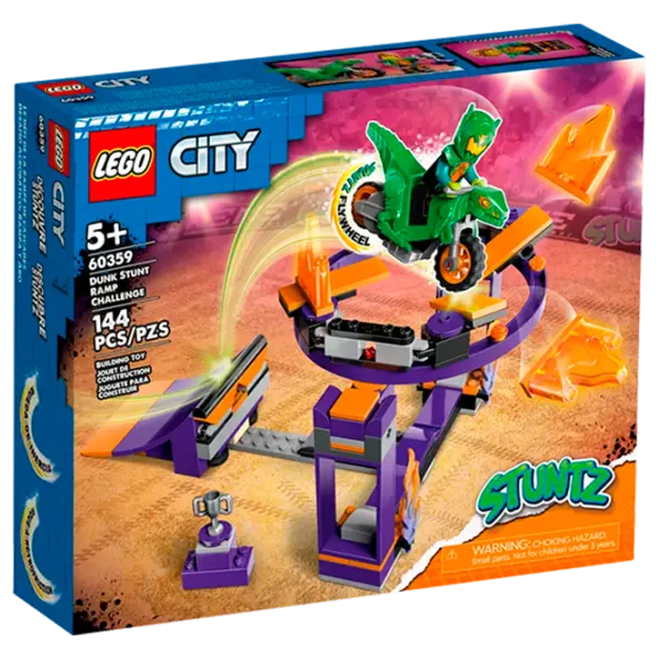 Конструктор LEGO Dunk Stunt Ramp Challenge мотоцикл/ Разноцветный photo 1