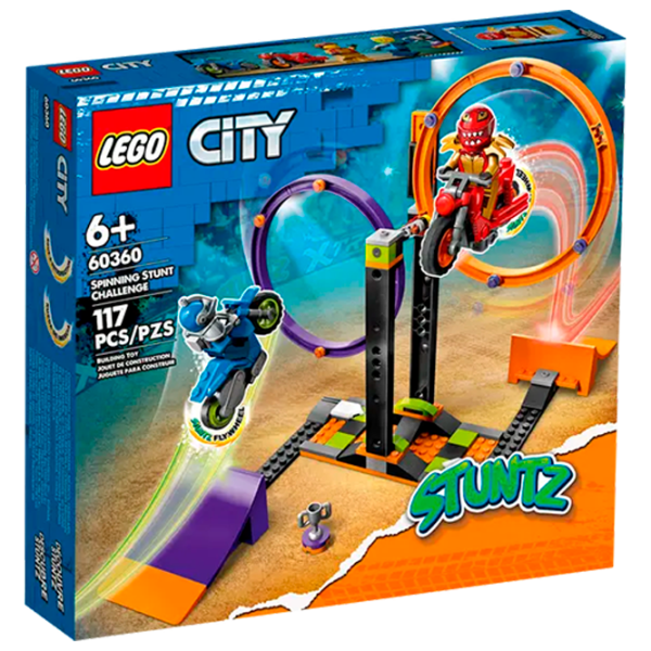 Конструктор LEGO Spinning Stunt Challenge мотоцикл/ Разноцветный photo 1