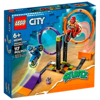 Конструктор LEGO Spinning Stunt Challenge мотоцикл/ Разноцветный