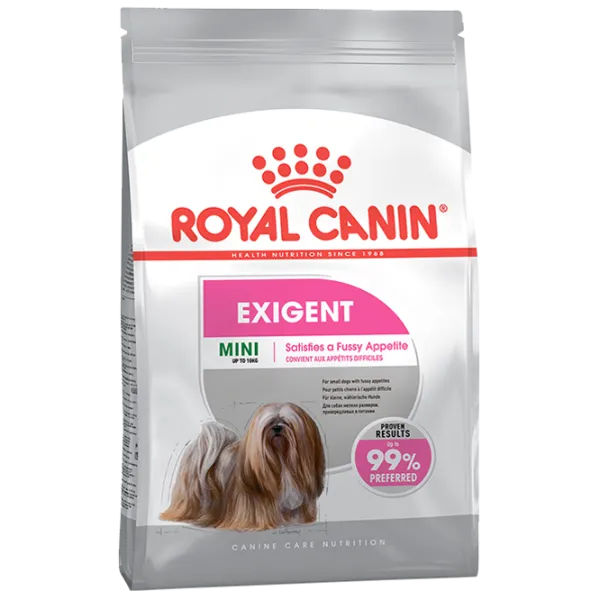 Hrană pentru câini uscată Royal Canin Mini Exigent 27807-001 1 kg/ Pasăre photo 1