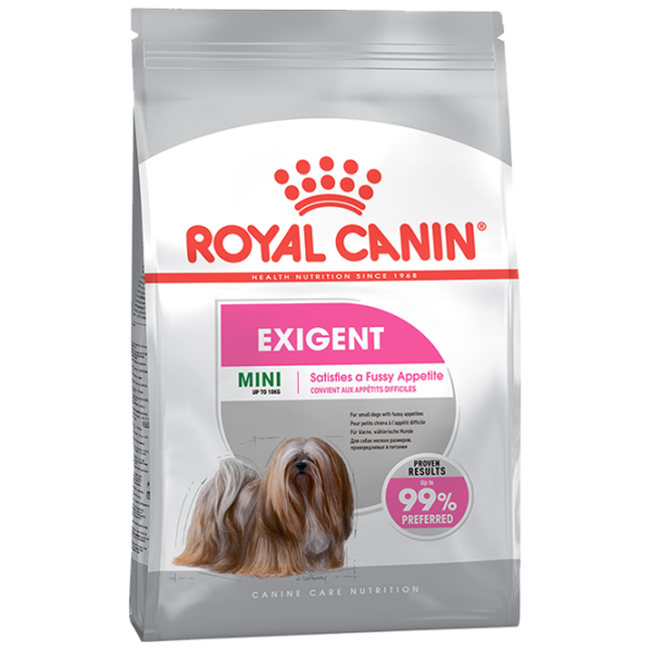 Hrană pentru câini uscată Royal Canin Mini Exigent 27807-001 1 kg/ Pasăre photo 1
