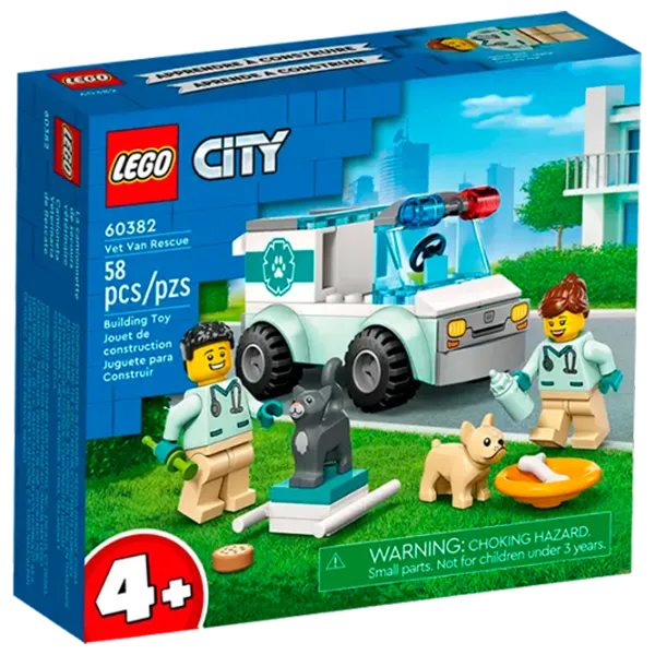 Constructor LEGO Vet Van Rescue Animale/ Multicolor photo 1