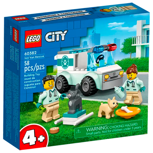 Constructor LEGO Vet Van Rescue Animale/ Multicolor photo 1