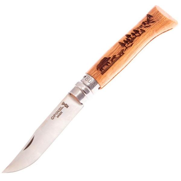 Нож Opinel Animalia Boar Nr. 08 002331 карманный/ Sandvik 12C27 photo 1