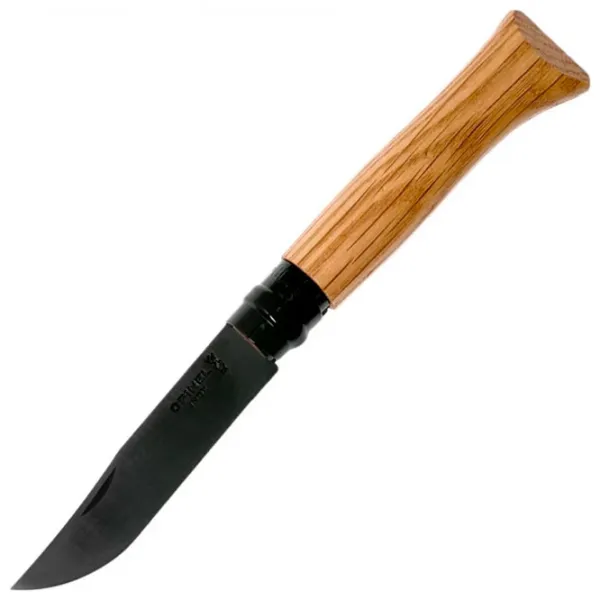 Нож Opinel Black Oak N08 002172 для повседневного использования/ Sandvik 12C27 photo 1