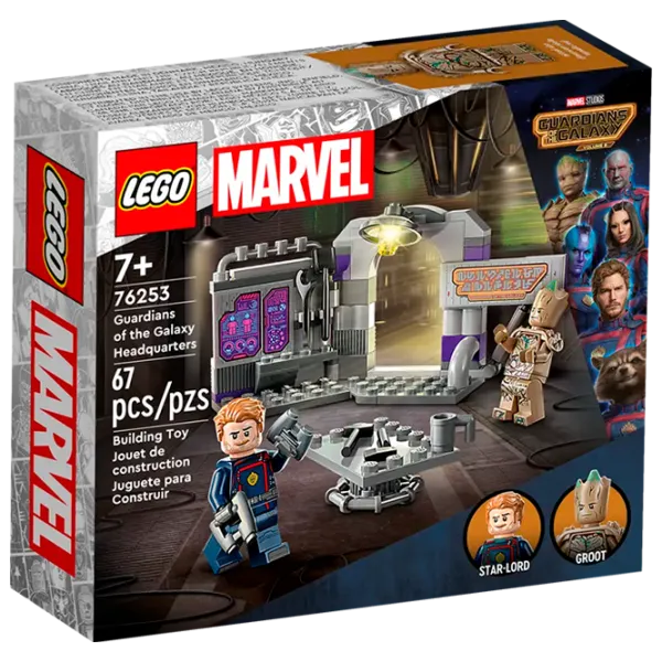 Конструктор LEGO Guardians of the Galaxy Headquarters Персонаж из фильма/ Разноцветный photo 1