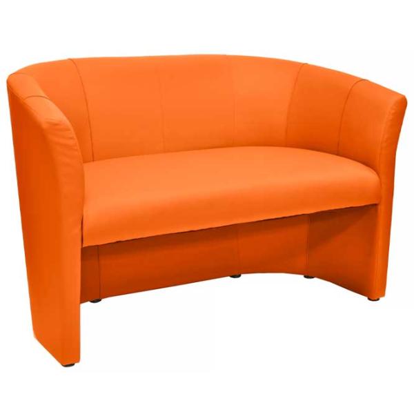 Canapea DecoPrim Club Duo Eco 72 (0006104) ECO Piele/ Orange photo 1 Canapea DecoPrim Club Duo Eco 72 (0006104) ECO Piele/ Orange photo 1
