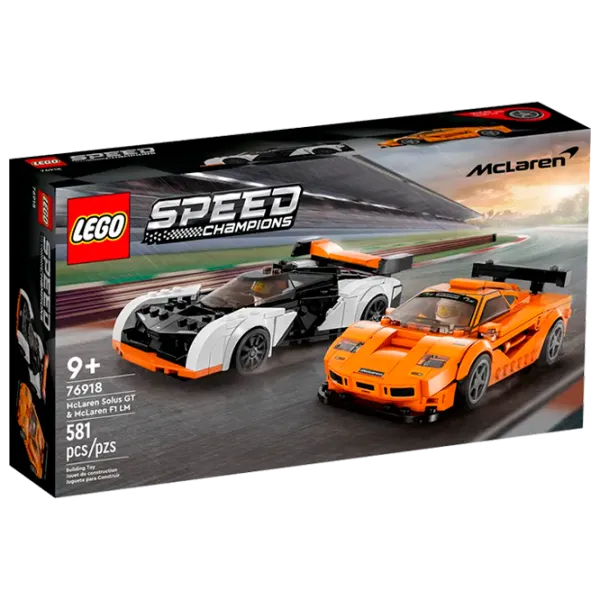 Конструктор LEGO McLaren Solus GT & McLaren F1 LM Автомобиль/ Разноцветный photo 1