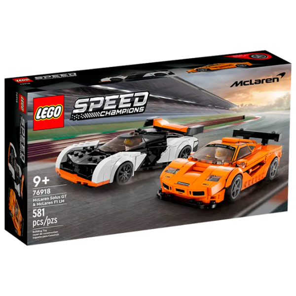 Конструктор LEGO McLaren Solus GT & McLaren F1 LM Автомобиль/ Разноцветный photo 1