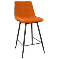 Барный стул Deco Capella LY1306-7 Ткань/ Металл/ Оранжевый