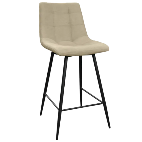 Scaun de bar Deco Capella LY1306-3 Stofă/ Metal/ Beige photo 1