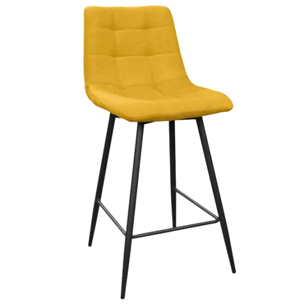 Барный стул Deco Capella LY1306-6 Ткань/ Металл/ Желтый photo 1