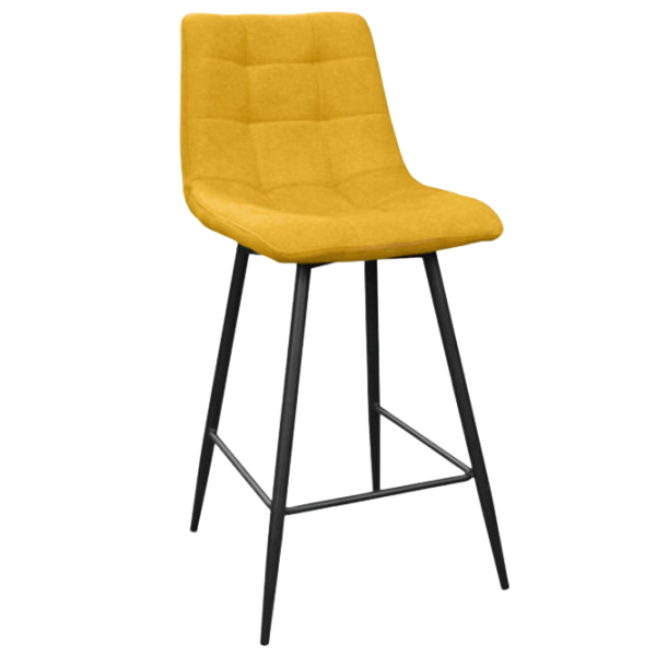 Барный стул Deco Capella LY1306-6 Ткань/ Металл/ Желтый photo 1