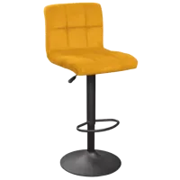 Барный стул Deco SB-044 Бархат/ Металл/ Горчичный