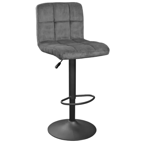Барный стул Deco SB-044 Бархат/ Металл/ Dark Grey photo 1