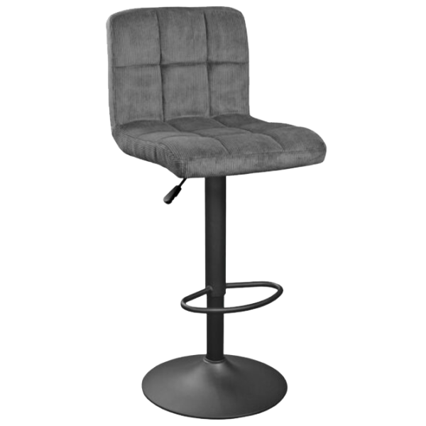 Барный стул Deco SB-044 Бархат/ Металл/ Dark Grey photo 1