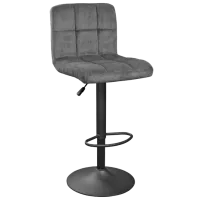 Барный стул Deco SB-044 Бархат/ Металл/ Dark Grey