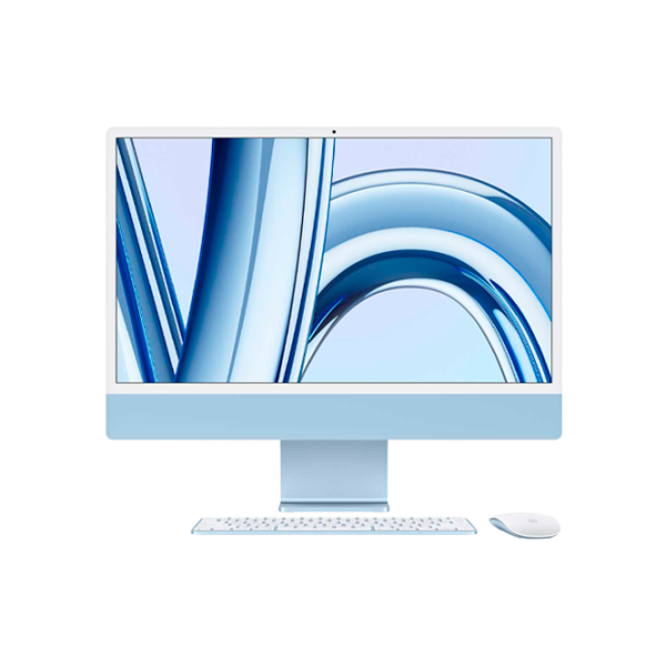 All-in-One PC Apple 24" 4.5K M3/ iMac 2023/ 8 GB/ 256 GB/ Blue photo 1