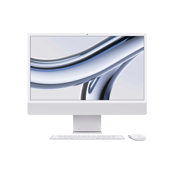 All-in-One PC Apple 24" 4.5K M3/ iMac 2023/ 8 GB/ 256 GB/ Silver photo 1