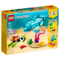 Конструктор LEGO Dolphin and Turtle Фигуры/ Разноцветный