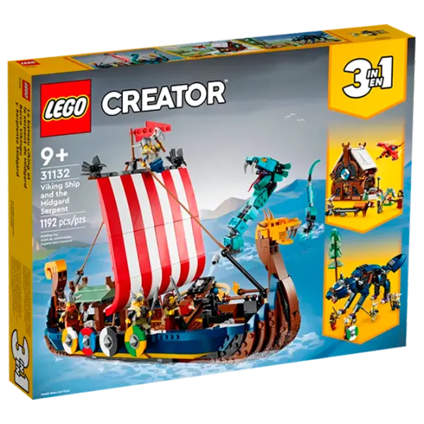 Конструктор LEGO Viking Ship and the Midgard Serpent Фигуры/ Разноцветный photo 1