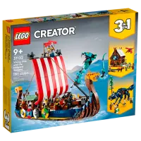 Конструктор LEGO Viking Ship and the Midgard Serpent Фигуры/ Разноцветный
