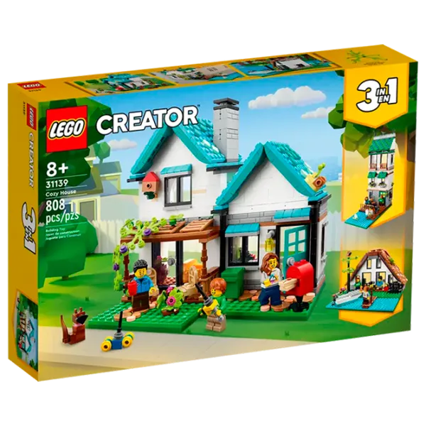 Constructor LEGO Cozy House Figuri/ Multicolor photo 1