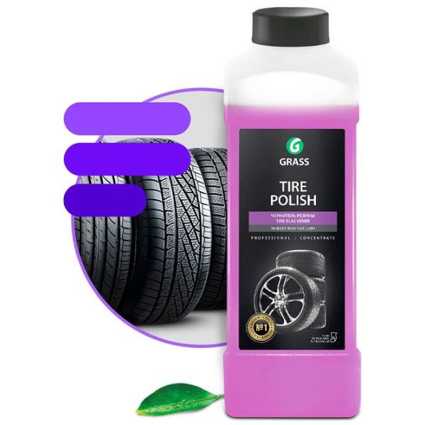 Soluție înnegrire Grass Tire Polish anvelope photo 1