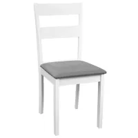 Scaun de bucătărie DecoPrim Dallas Stofă/ White